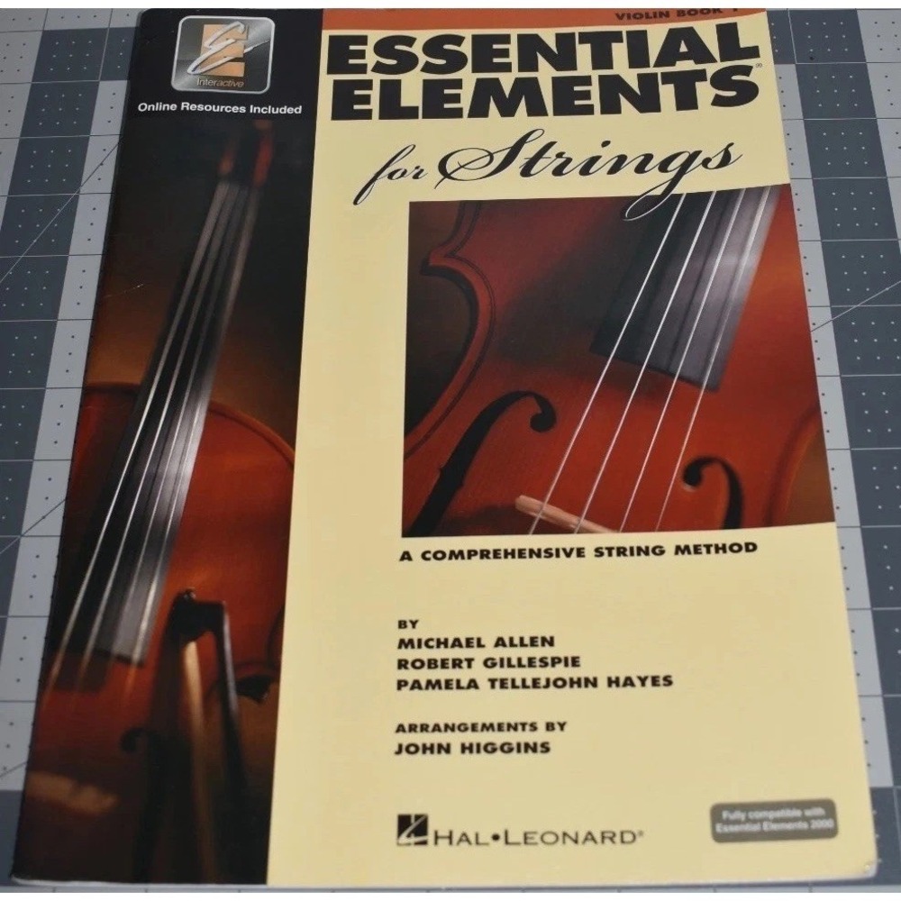 Essential Elements for Strings Violin Book 1 HAL LEONARD Interactive
